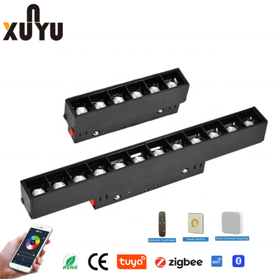 Akıllı Tuya Wifi 48V Manyetik Raylı Işık 6W Led Doğrusal Spot Işığı