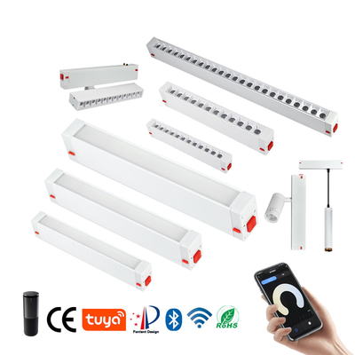 Ev Beyaz LED Lineer Taşkın Işık Izgarası Işık Gizli Sıva Üstü