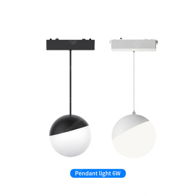 Siyah Beyaz 180° 6W 48V Manyetik Yol Işığı Ultra İnce Manyetik Fırtına Lustre