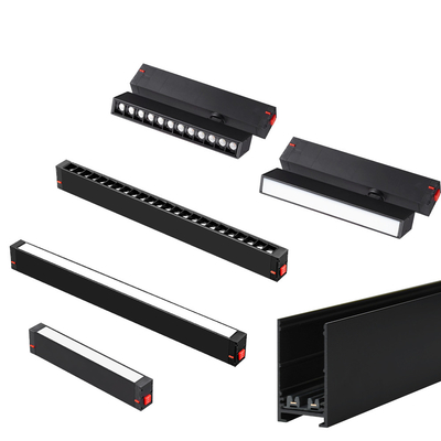 220v Siyah Doğrusal 10W4000K ızgara ışığı Fırtına ışığı Manyetik ışık Ana ışık ışığı yok
