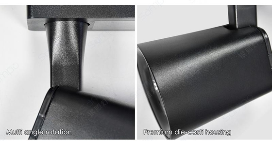 12W 20W 30W 40W LED Track Spotlight 350 Yatay Ayarlanabilir