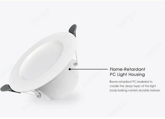 9W 12W LED Gömme Downlight 4000K 6000K Kare Gömme Aydınlatma Güçlendirme