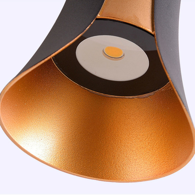 Kum Siyahı Cri80 6W IP65 Suya Dayanıklı Yukarı ve Aşağı Işıklı Led Duvar Lambaları