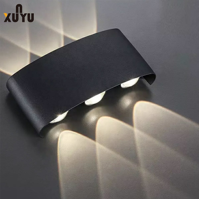 Led 4W 6W Çift Kafa Bahçe Ip65 Dış Mekan Duvar Işıkları