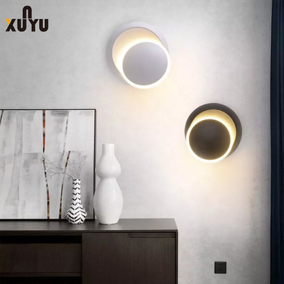 kum beyazı Lineer Kapalı Led Duvar Işıkları 360 Derece Serbest Dönme
