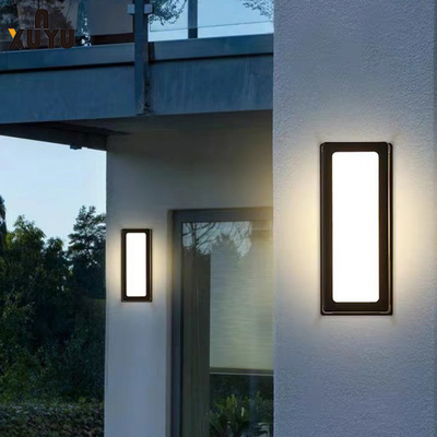 18W 30W Modern LED Duvar Lambaları AC85-265V Modern Dış Mekan Aplikleri Siyah