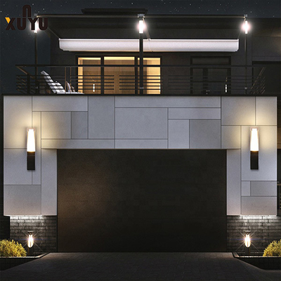 Çift Başlı Alüminyum Akrilik Dış Mekan Balkon Duvar Işıkları 3000K 6000K