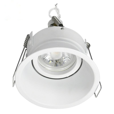 Saf Alüminyum Gömme Mr16 Downlight Muhafaza GU10 Ampul Muhafazası