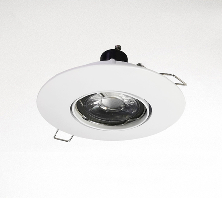 Alüminyum Kapalı Mr16 Downlight Konut Oturma Odası Yuvarlak Gömme Downlight Konut