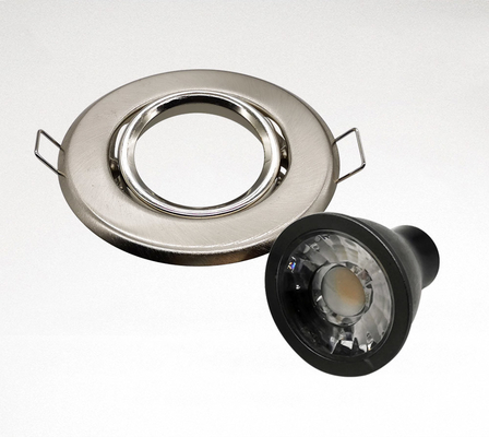 GU10 İç Mekan Spot Işığı Muhafazası Demir Mr16 Muhafazası Güçlendirme Downlight