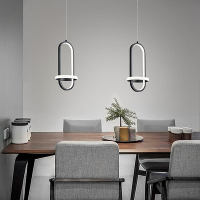 AC 220V Yatak Odası Tavan Sarkıt 200 * 380mm Tek Kafa