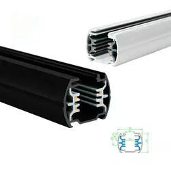OEM ODM Siyah LED Raylı Ray 43-34mm Dört Telli Ve Üç Devre