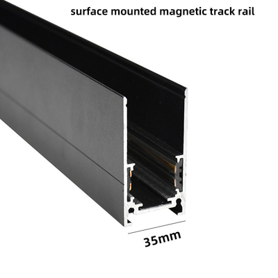 Ev 48v 20mm 35mm Manyetik Raylı Işık Sistemi Yüzeye Monte
