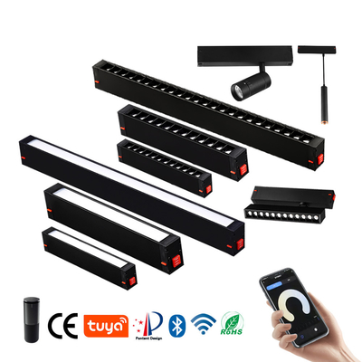 220v 9w 18w LED Manyetik Parça Işık Parlama Önleyici LED Lineer Spot Işığı