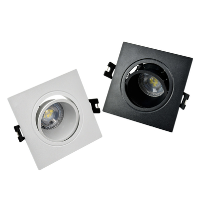 Süpermarket Spotlight Downlight için GU10 / Mr16 Gömme Downlight Konut PC Malzemesi
