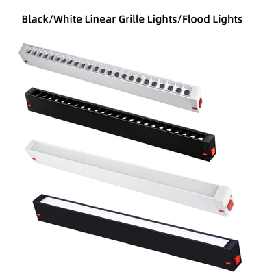 220V Lineer Manyetik LED Parça Işık Karartma Gömülü / Yüzeye Monte