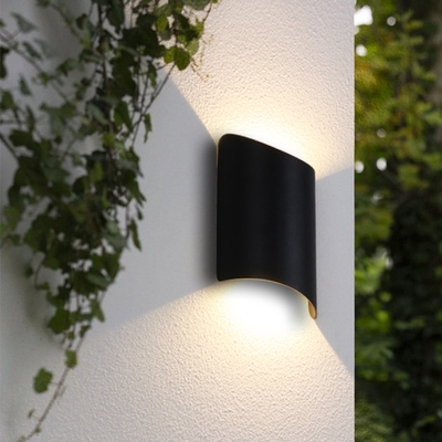 6000K LED Dış Duvar Işığı Su Geçirmez Bahçe Koridor Işığı Villa Alüminyum Duvar Işığı