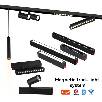 25 mm manyetik ray ışığı 220V floodlight Ana ışık aydınlatması olmayan ev oturma odası